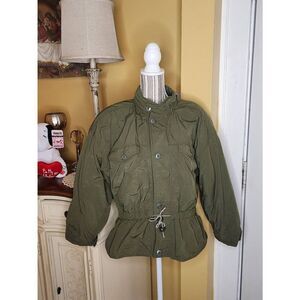 Vintage Lizwear army green jacket women's size m